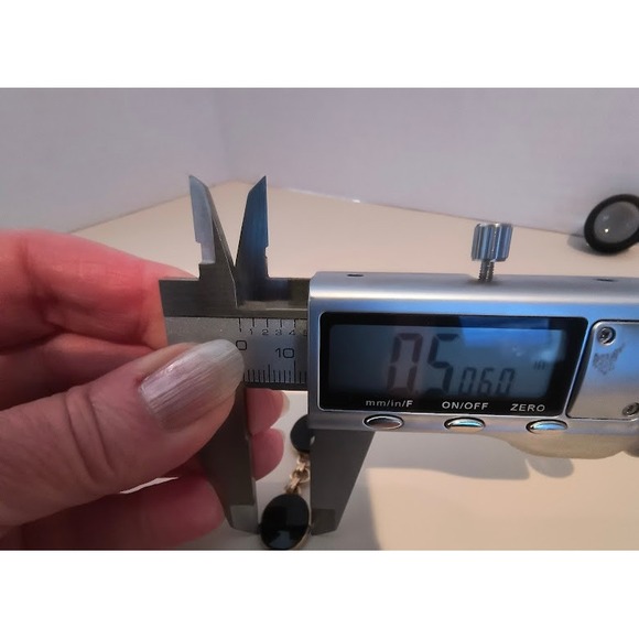 Vintage W. E. Richards Co. 1/20 12K GF Onyx Stone Link Bracelet - Picture 5 of 7